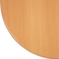 Plateau de table rond bolero effet hêtre 60cm