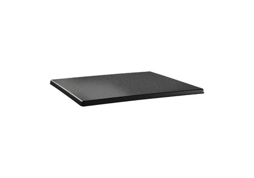  ProChef Plateau de table rectangulaire Topalit classic line 120x80cm Anthracite 