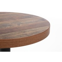 Plateau de table rond Bolero 60cm effet bois vieilli