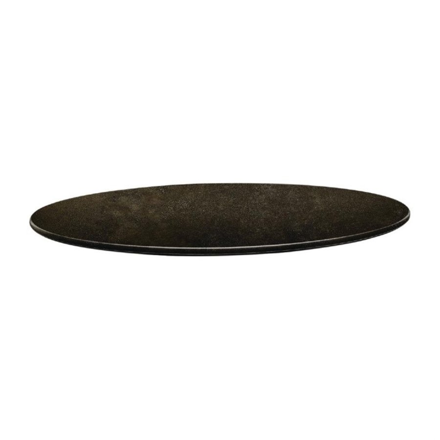 Plateau de table rond Topalit Smartline Cyprus metal