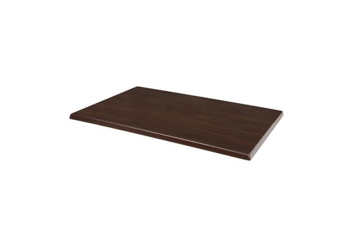  ProChef Plateau de table rectangulaire pré percé bolero coloris marron foncé  120Lx80Lx3Hcm 