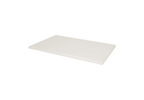  ProChef Plateau de table rectangulaire pré percé bolero coloris  blanc 120Lx80Lx3Hcm 