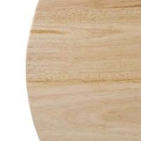 Plateau de table rond pré-percé coloris bois naturel 60cm