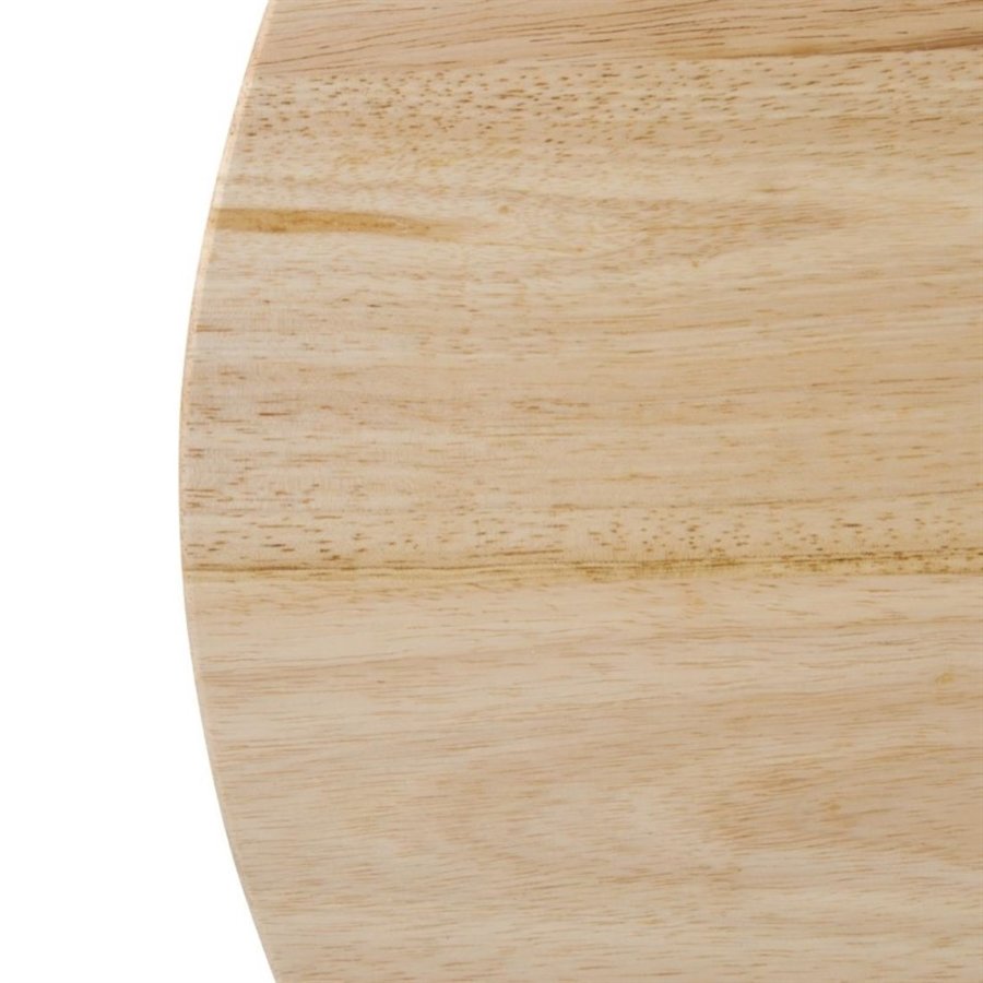Plateau de table rond pré-percé coloris bois naturel 60cm
