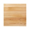 ProChef Plateau de table carré pré-percé coloris bois naturel 70x70cm