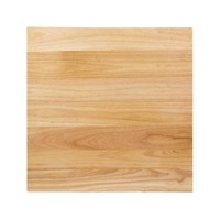 Plateau de table carré pré-percé coloris bois naturel 70x70cm