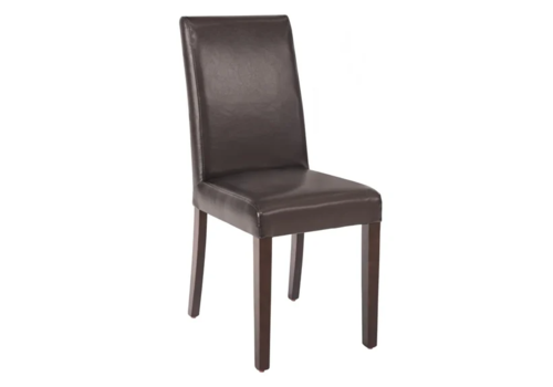  ProChef Chaises en simili cuir Bolero marron foncé 94Hx40.5Lx50Pcm 