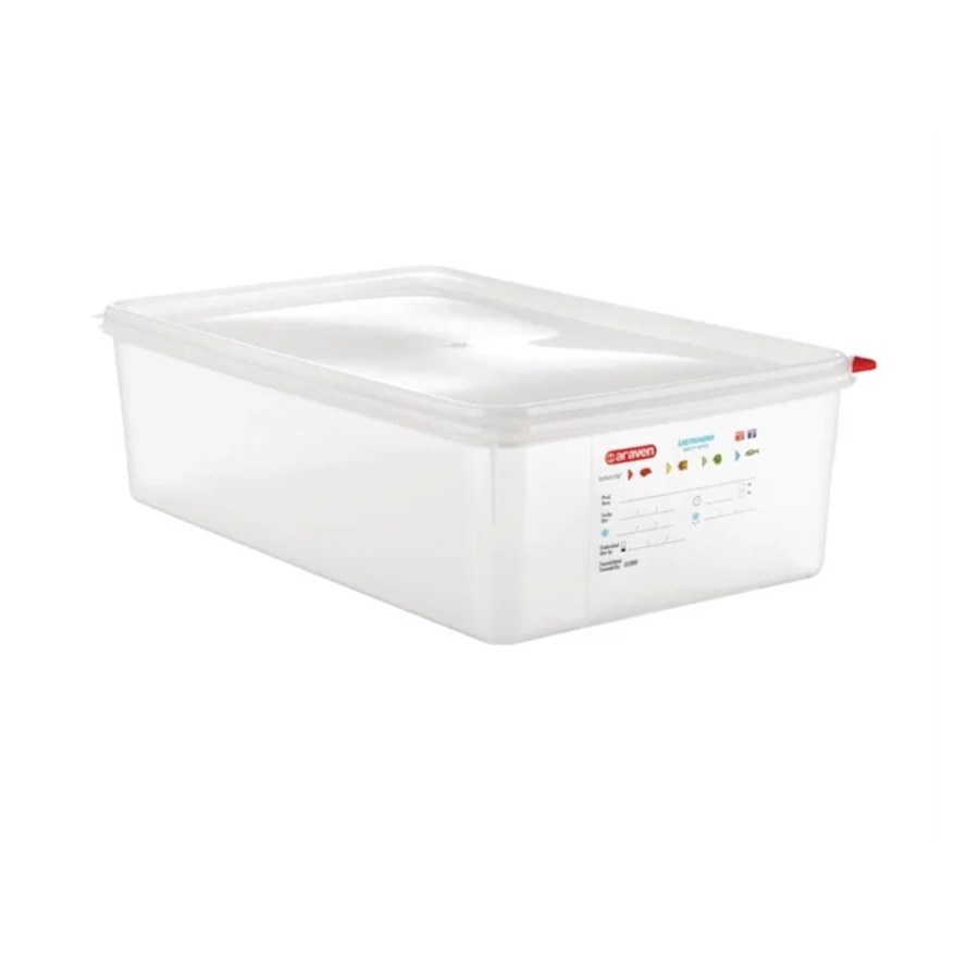 Boîte alimentaire GN1/1 21L 15Hx53Lx34.5Pcm (Lot de 4)