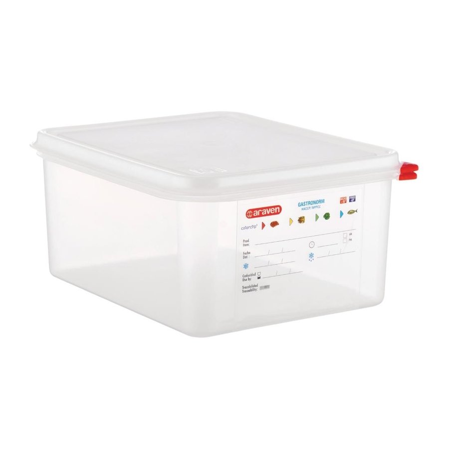 Boîte alimentaire GN1/2 10L 15Hx32.5Lx26.5Pcm (Lot de 4)