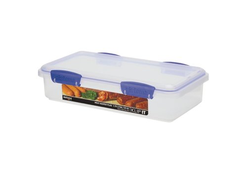 Boîtes alimentaires rectangulaires Klip It Plus 1L 16Hx11.7Lx17.5Pcm (lot  de 3) - ProChef