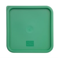 Couvercle polyéthylène carré vert 17Hx295Lx295P mm