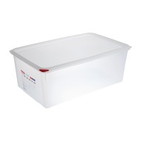 Boîte alimentaire de 28L en polypropylène 20Hx53Lx32.5Pcm (Lot de 4)