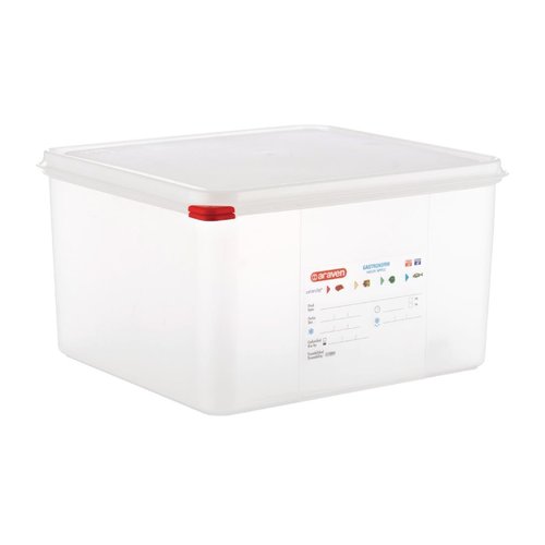  ProChef Boîte alimentaire en polypropylène 19L 20Hx35.4Lx32.5Pcm (Lot de 4) 