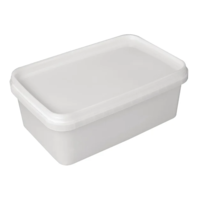 Bacs à glace en plastique 1,2L 19.2Hx12.7Lx7.3Pcm (Lot de 44)