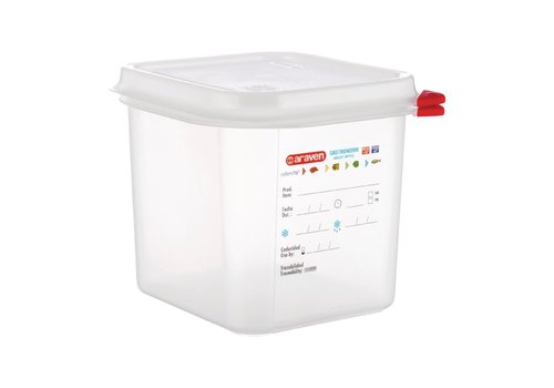  ProChef Boîte alimentaire GN 1/6  2,6L 15Hx17.6Lx16.2Pcm (Lot de 4) 