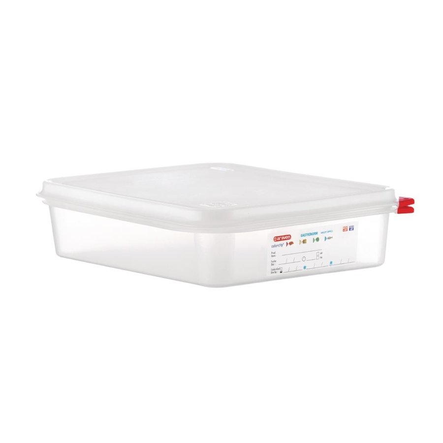 Boîte alimentaire GN1/2  4L 6.5Hx32.5Lx26.5Pcm (Lot de 4)