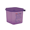 ProChef Bac hermétique violet antiallergénique GN1/6 2,6L 150Hx176Lx162P mm