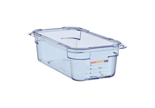  ProChef Boîte hermétique bleue en ABS sans BPA GN1/3 100Hx176lx325L mm 