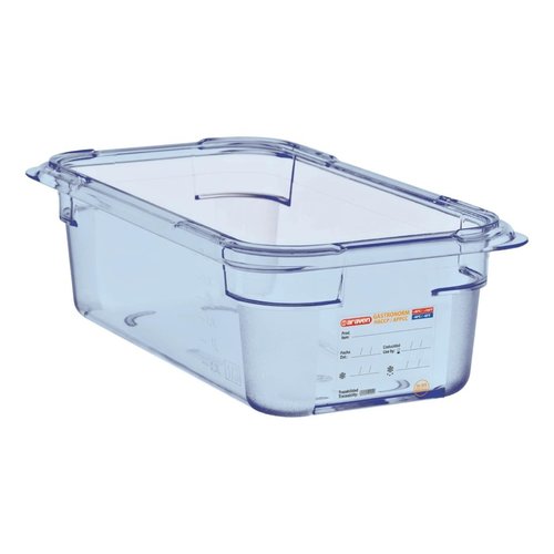  ProChef Boîte hermétique bleue en ABS sans BPA GN1/4 100Hx163lx265L mm 