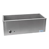 ProChef Bain marie encastrable en acier inoxydable 29.1H x 72.3L x 34.5P cm