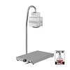 ProChef Plaque chaufffante en acier inoxydable avec lampen 750W l 83.1Hx35.3Lx55.3Pcm 30° jusqu'a 90°C