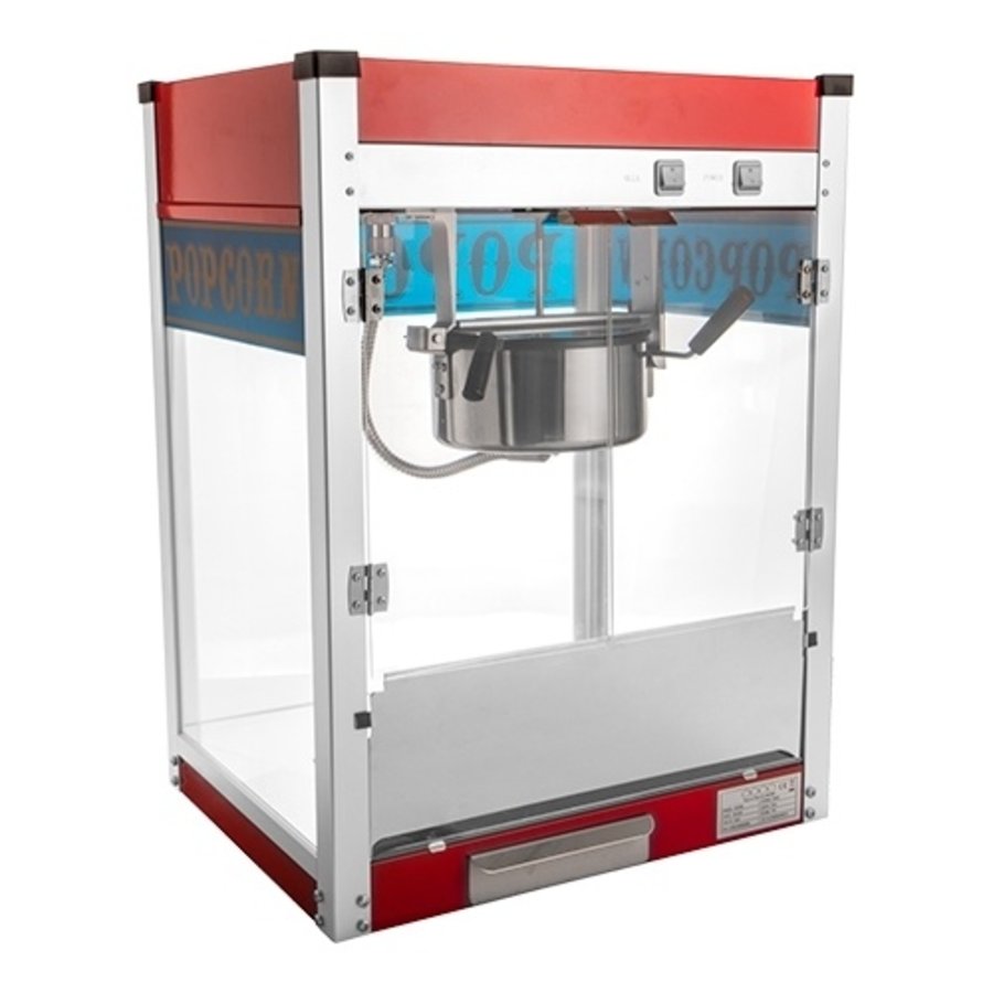 Machine à popcorn en acier inoxydable 69x50x40cm 1500W 50/60Hz