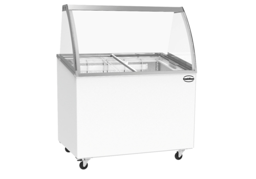  ProChef Vitrine à glace 5 bacs 130W 5x5L 104,3Lx65,9Px131,5H cm 