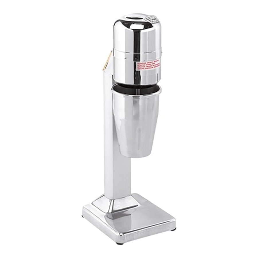 Milkshaker en acier inoxydable 150W 0,8 litres H52xL18xP21 cm