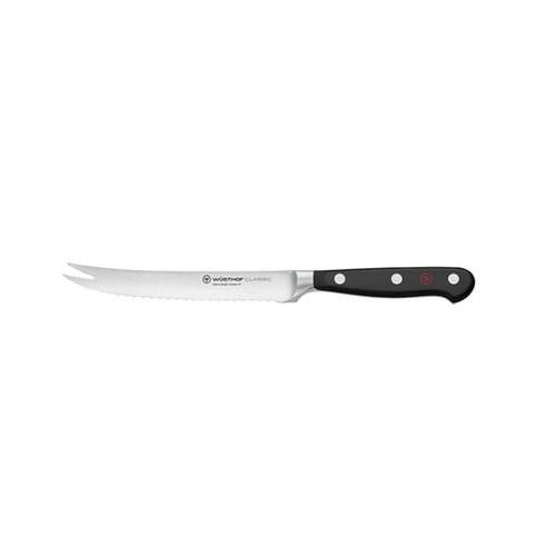  Couteau à tomates | Noir|24,90cm 