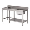 ProChef Table d'entree lave vaisselle inox