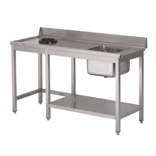  ProChef Table d'entree lave vaisselle inox 