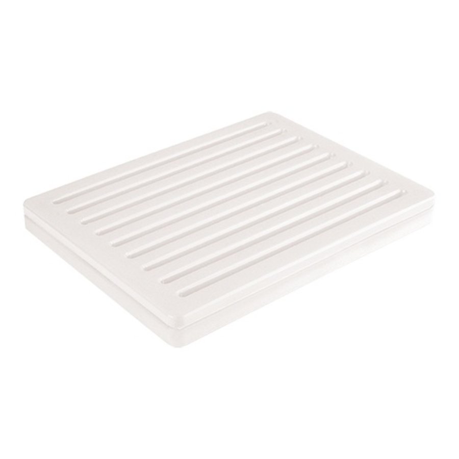 Planche à pain blanc en plastique (PEHD) 43x32cm