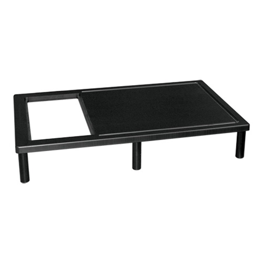 Table de découpe noir en polyéthylène 11 x65 x40 cm