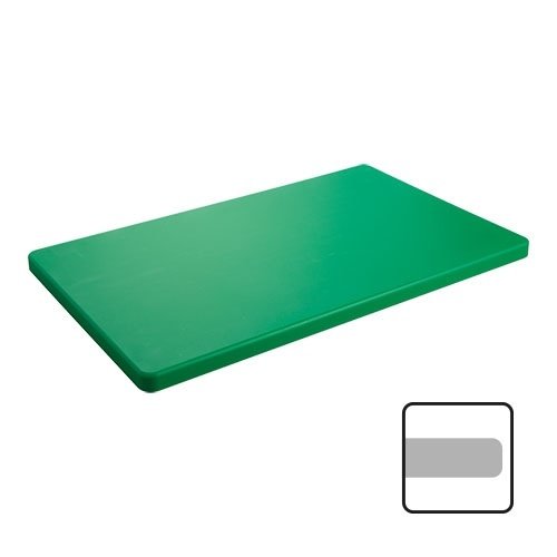  ProChef Planche à découper Verte en plastique|lisse 40x25cm 