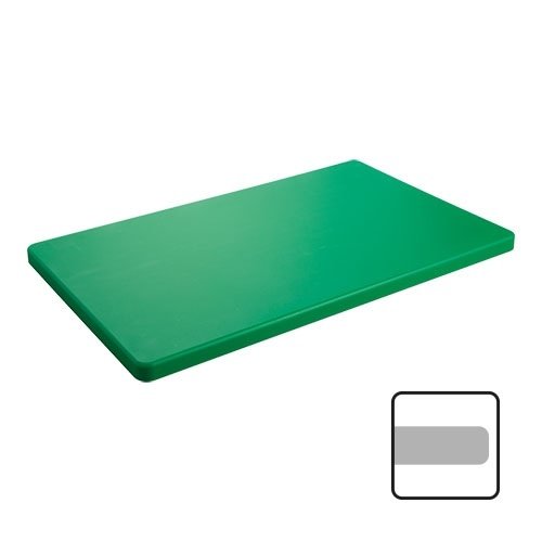  ProChef Planche à découper Verte en plastique |lisse 50x30x4cm 