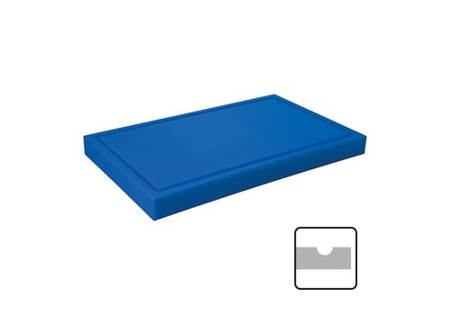  ProChef Planche à découper Bleu en plastique |lisse 50x30x4cm 