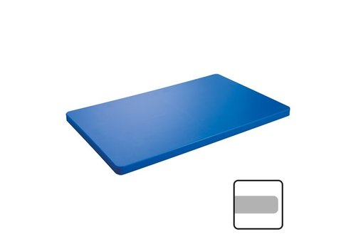  ProChef Planche à découper en plastique lisse |Bleu 60x35x2cm 