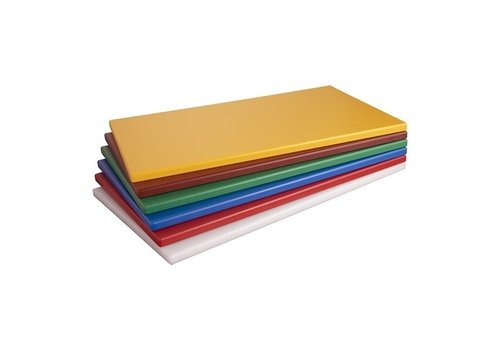  ProChef Lot de 6Planches à découper en plastique |lisse 50x30x1.5cm 