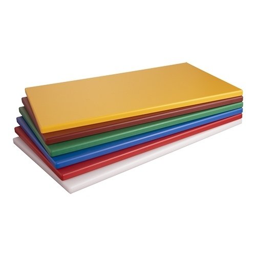  ProChef Lot de 6Planches à découper en plastique |lisse 50x30x1.5cm 