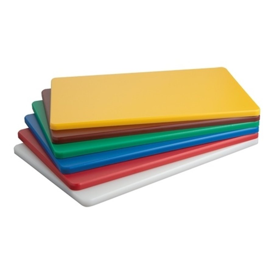 Lot de 6Planches à découper en plastique |lisse 50x30x1.5cm