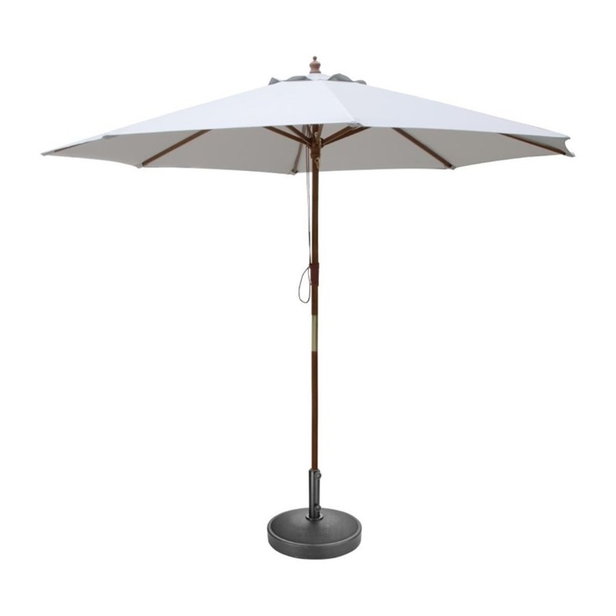 Pied de parasol en béton l 30kg l Adapté aux mâts 58/48/38mm de diamètre