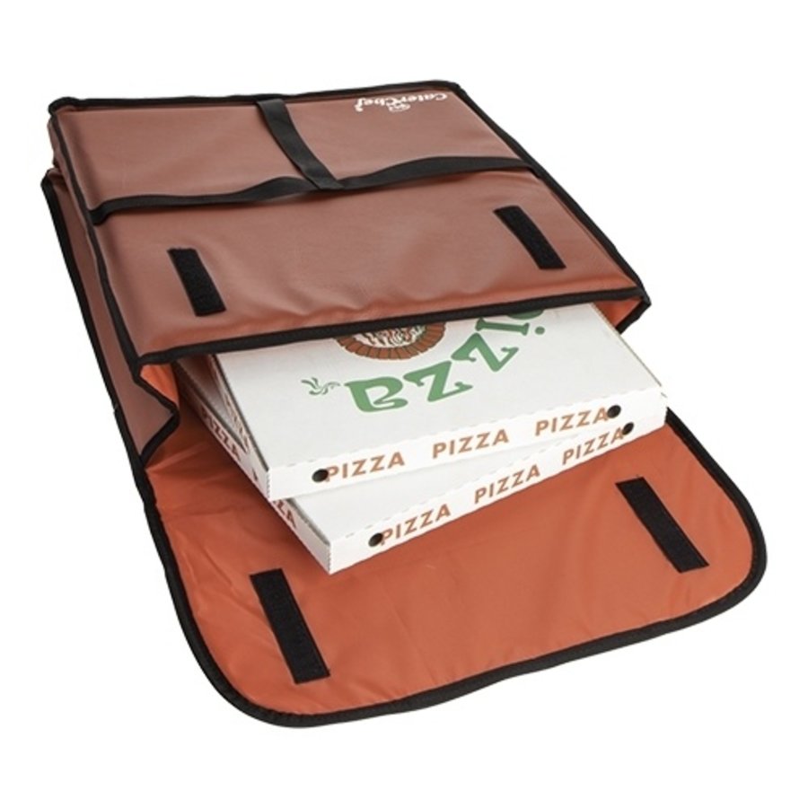 Sac de livraison de pizza | 4 pizzas | 14x45x45cm | Rouge