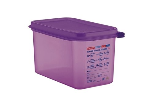  ProChef Boîte alimentaire en polypropylène Violette  | 15 x 26.5 x 16.2 cm | 