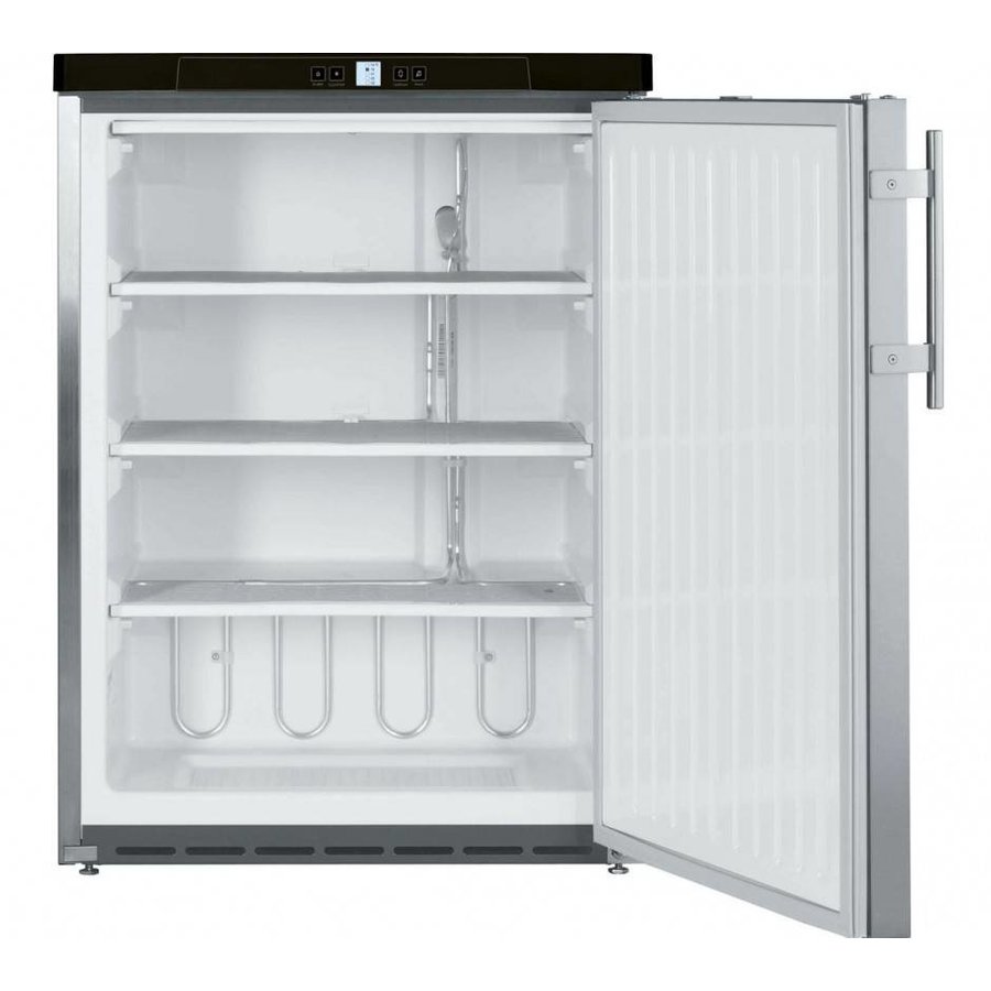 Vrieskast Onderbouw Statisch RVS |  143 Liter | GGUESF 1405 | 60X61X(H)83CM