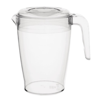 Couvercle Olympia Kristallon pour bocal polycarbonate empilable 1,5L (6 pièces)