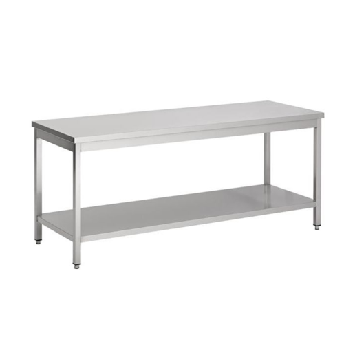  ProChef Table Inox Basse avec Etagère | 6 dim | 60  cm P | 60 H 