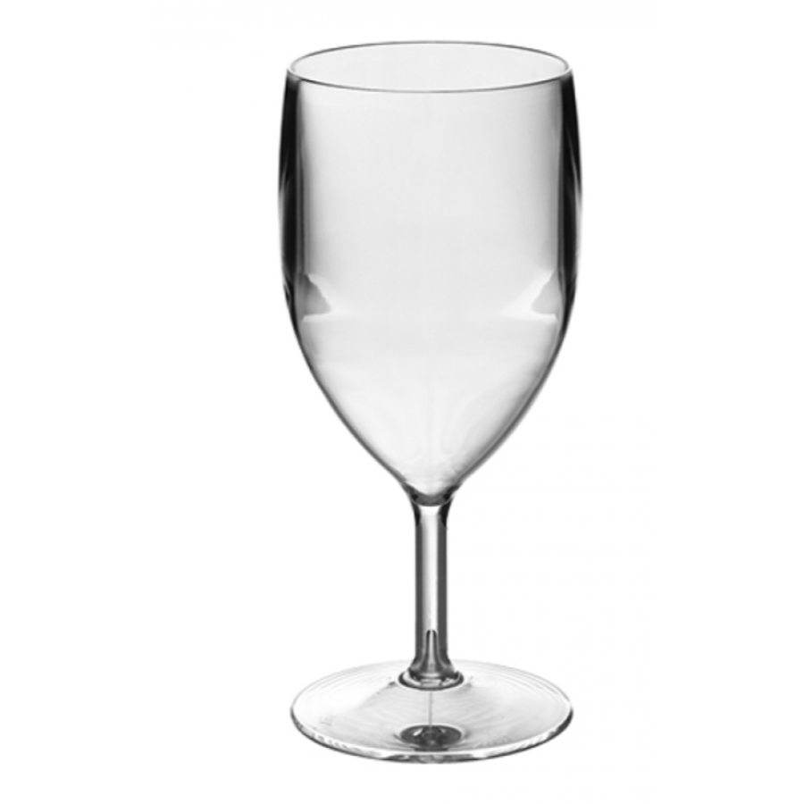 Verre à pied de 25 cl en polycarbonate/  Ø 7.6 cm / 16.8 H