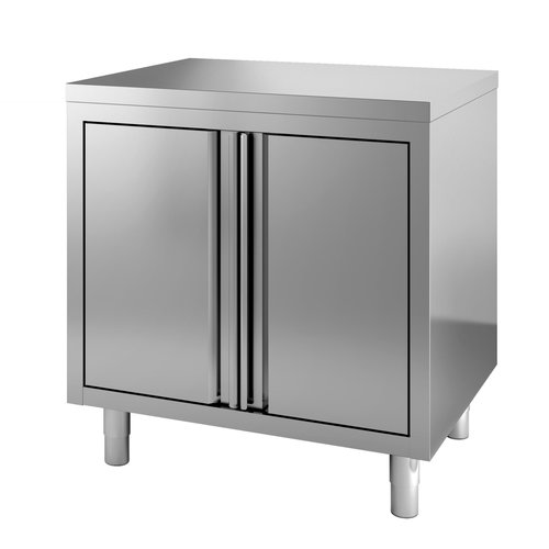  ProChef Meuble en Inox avec Portes Coulissantes 80x70x85 cm 