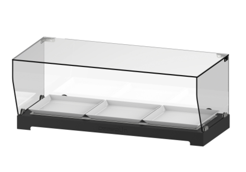  ProChef Vitrine buffet réfrigérée eutectique/  L 980 x P 460 x H 395 mm 