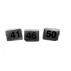ProChef Ensemble de numéro de table en acier inoxydable (41~50) 3.5Hx5.4Lx5.3Pcm